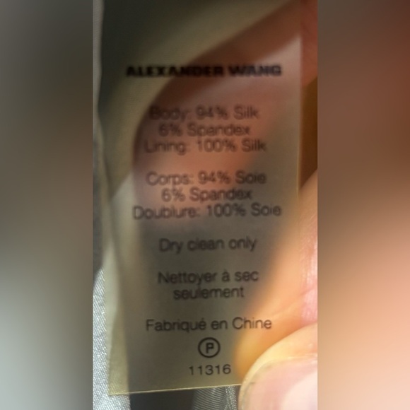 Alexander Wang Gray Wrap Silk Tank Top Sleeveless Women's XS EUC - Picture 4 of 7